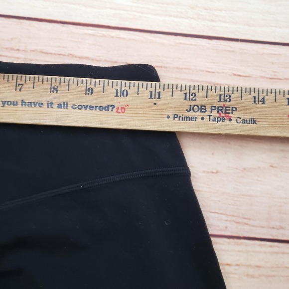 Lululemon Jogger Pants Womens 4 Black High Rise Pockets Cuffed Yoga Leggings - Picture 9 of 11